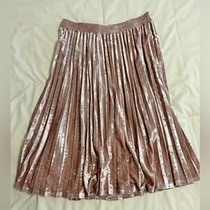 a new day velvet midi skirt